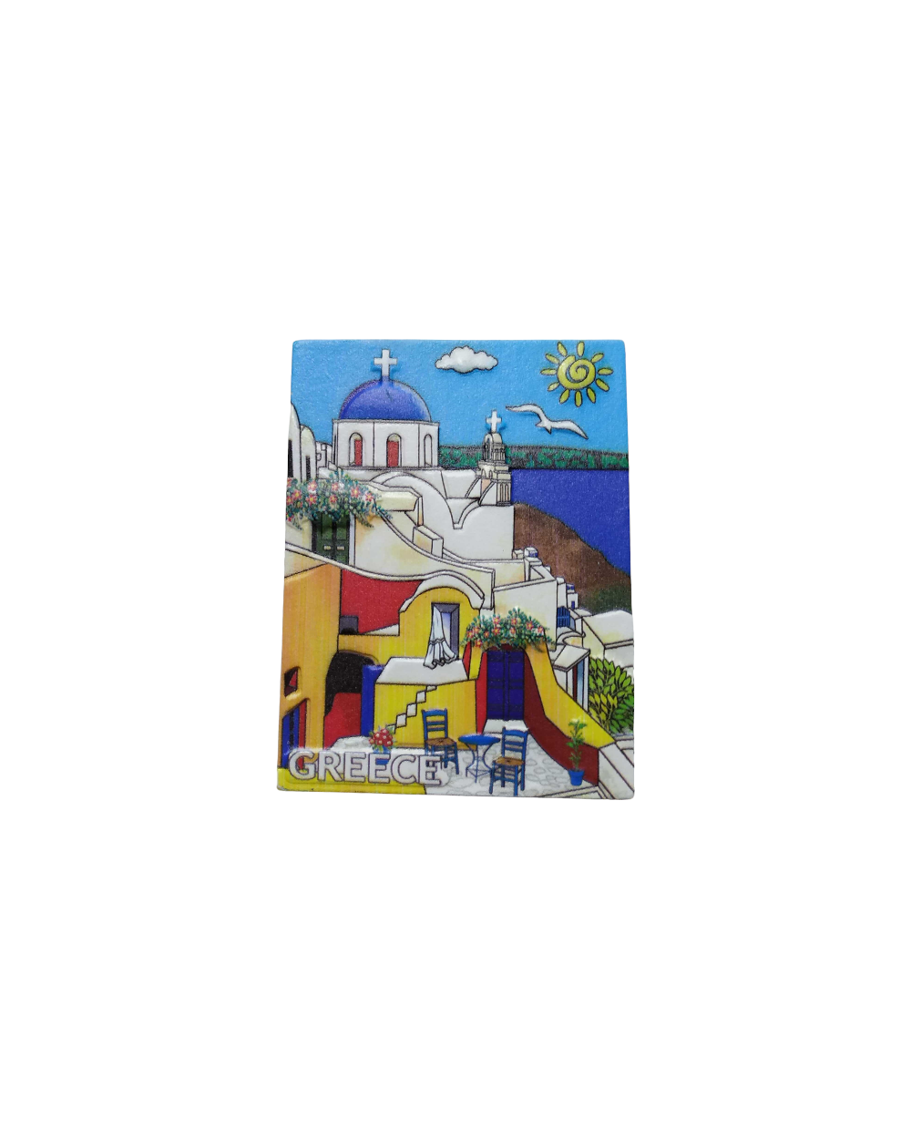 Tουριστικό μαγνητάκι Souvenir – Σετ 12pcs - Resin Magnet - Greece