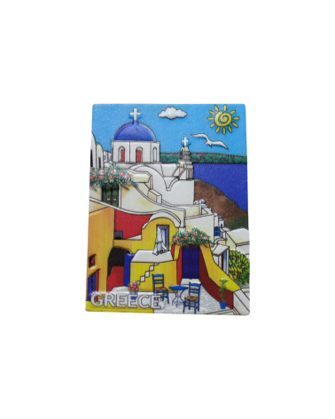 Tουριστικό μαγνητάκι Souvenir – Σετ 12pcs - Resin Magnet - Greece