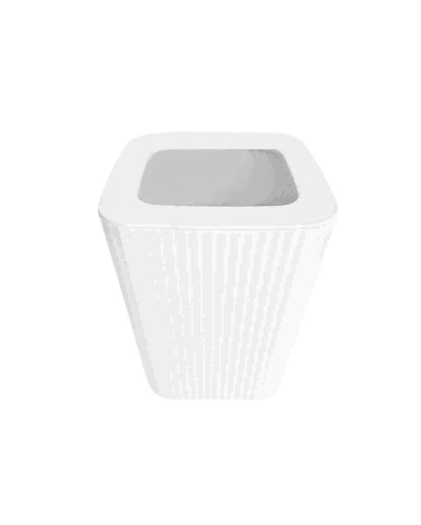 Κάδος απορριμμάτων μπάνιου πλαστικός - White