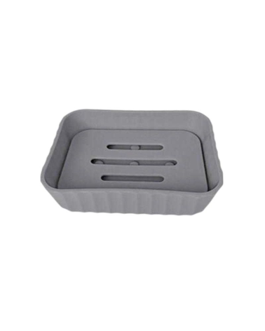 Σαπουνοθήκες μπάνιου πλαστικές - Σετ 9pcs - Grey