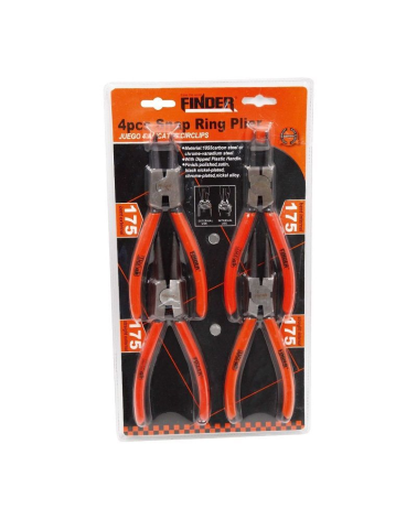 Σετ πένσες ασφαλειών - 4pcs - 175mm/7" - Finder