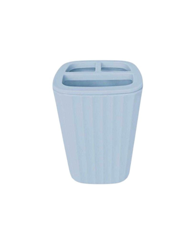 Θήκες οδοντόβουρτσας πλαστικές σε σετ 5Χ - Light Blue