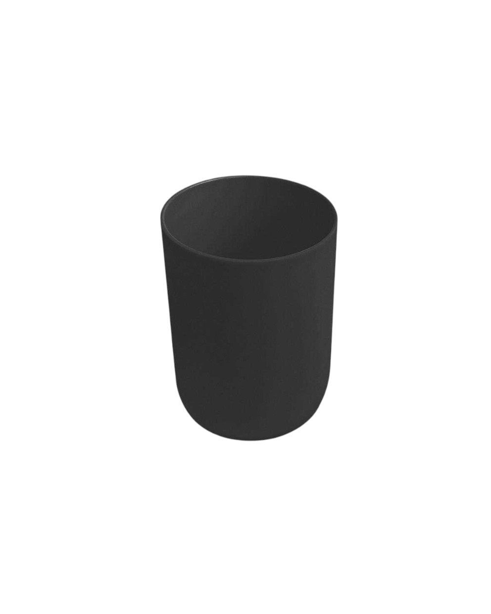 Θήκες οδοντόβουρτσας πλαστικές σε σετ 5Χ - Black