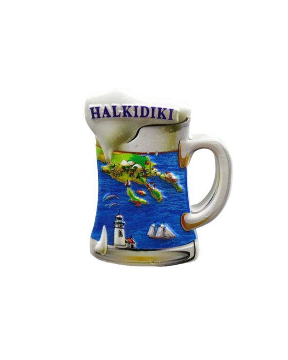 Tουριστικό μαγνητάκι Souvenir – Σετ 12pcs - Resin Magnet - Chalkidiki