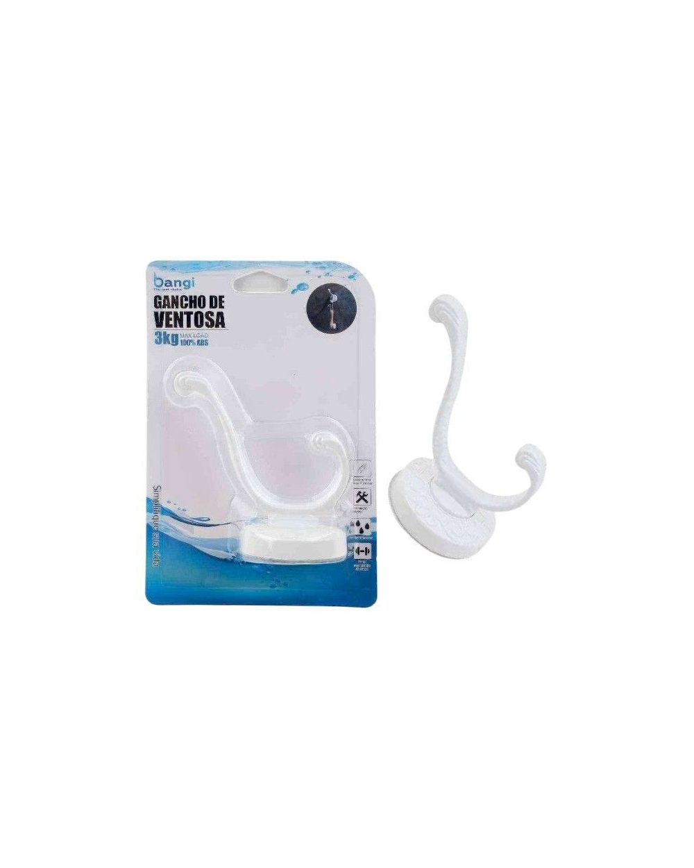 Κρεμάστρα μπάνιου άγκιστρο με βεντούζα