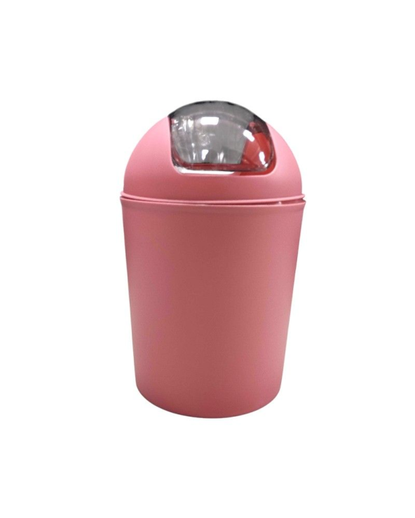 Κάδος απορριμμάτων μπάνιου πλαστικός - Pink