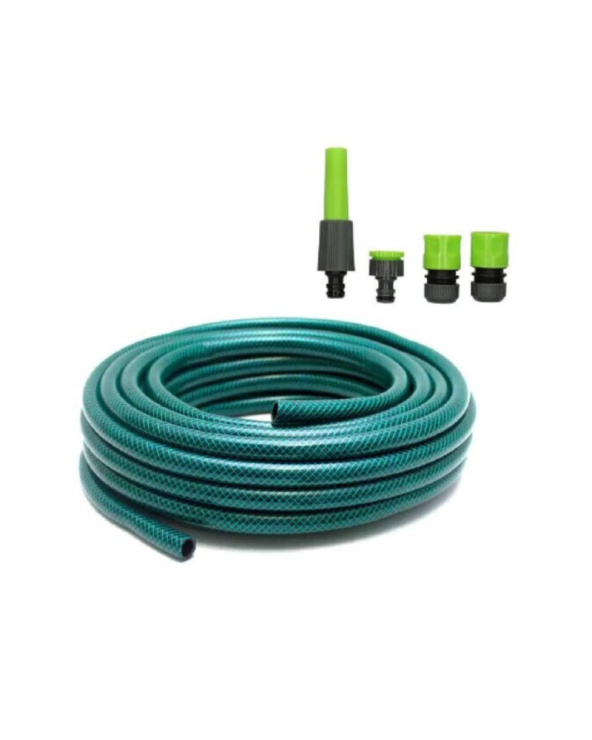 Λάστιχο ποτίσματος με 4 εξαρτήματα - 10m
