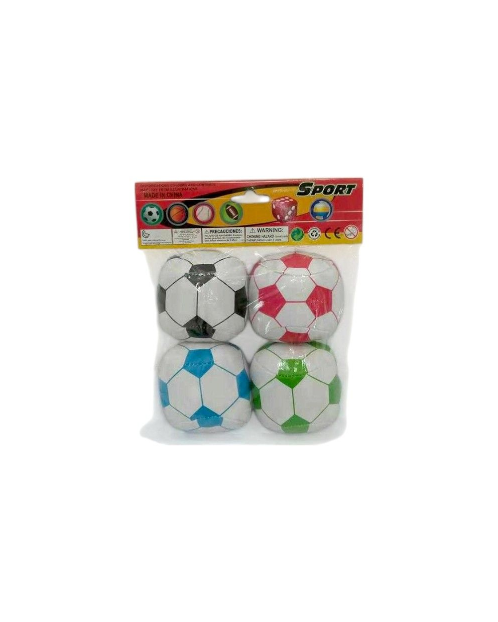 Σετ μαλακά μπαλάκια παιχνιδιού - No.3 - 4pcs - 0648-52