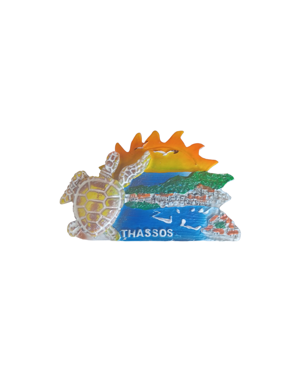 Tουριστικό μαγνητάκι Souvenir – Σετ 12pcs - Resin Magnet - Thassos
