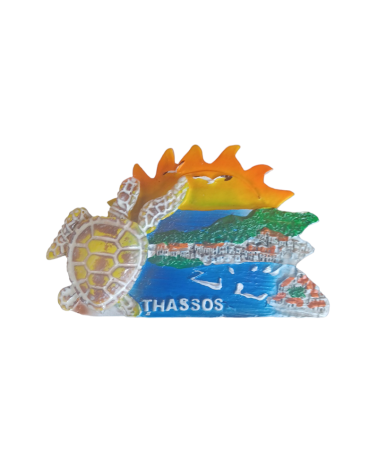 Tουριστικό μαγνητάκι Souvenir – Σετ 12pcs - Resin Magnet - Thassos