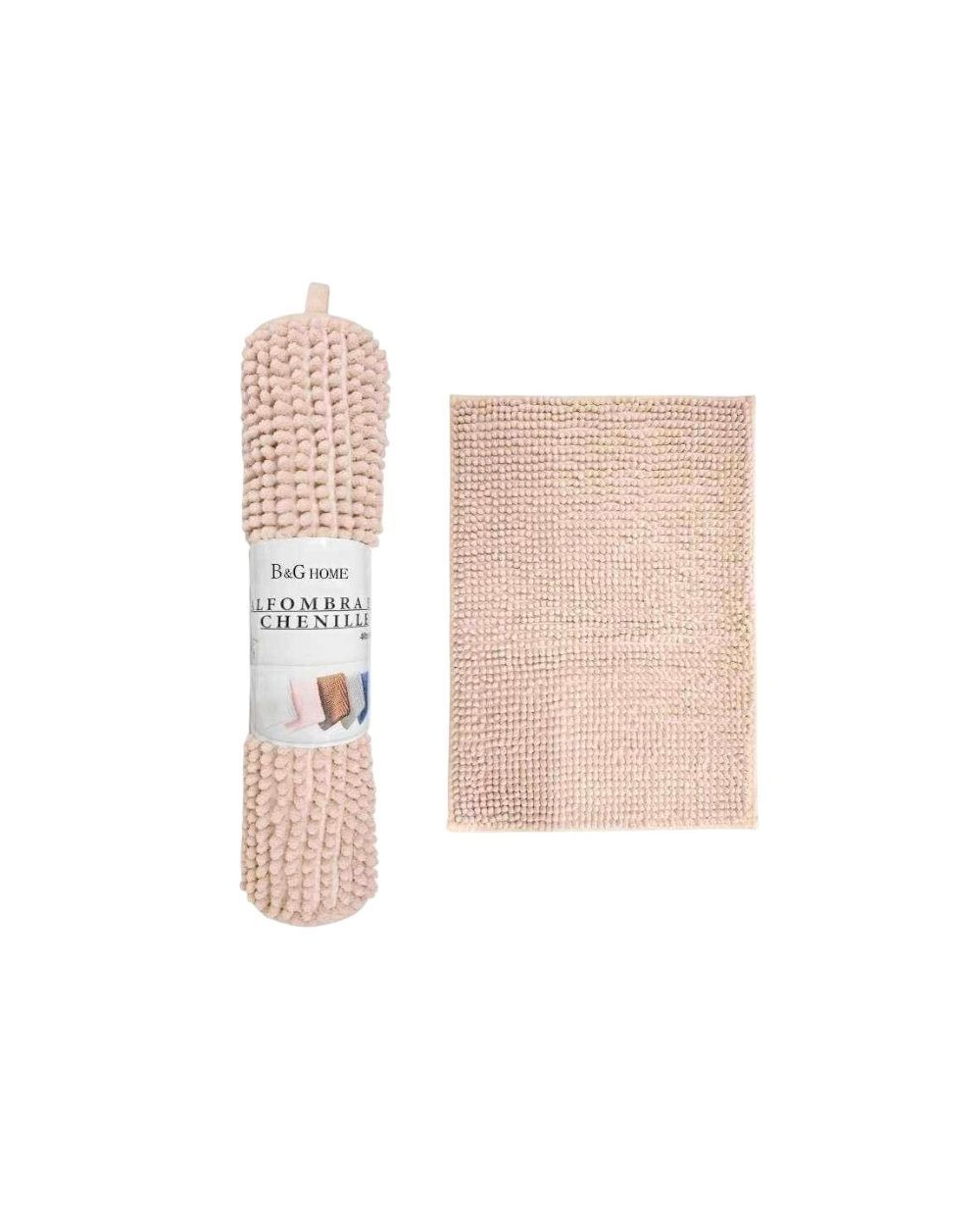 Πατάκι μπάνιου - M0839 - 40x60cm - Light Pink