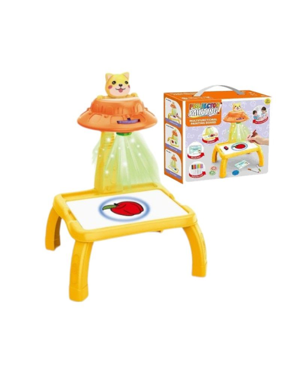 Προτζέκτορας ζωγραφικής - Γατάκι - ZF-1004L/M - 922332 - Yellow