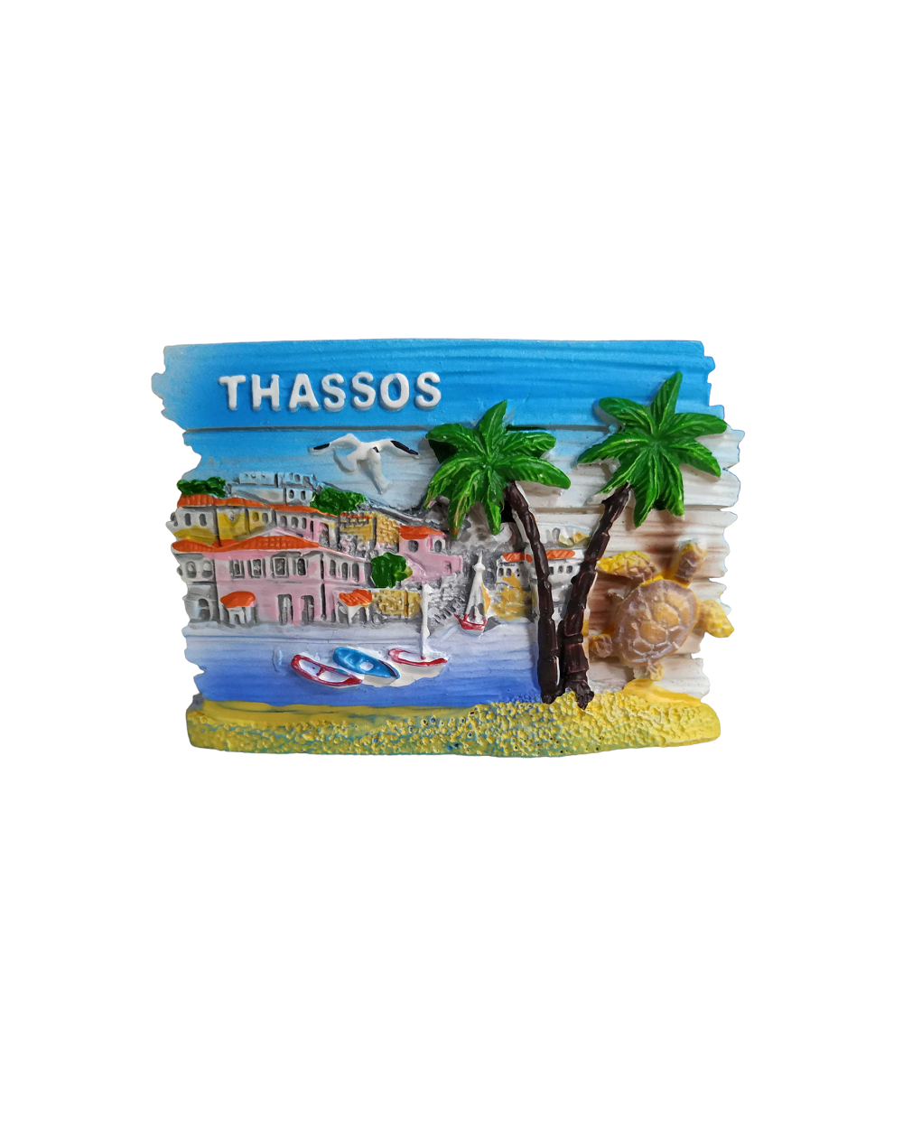 Tουριστικό μαγνητάκι Souvenir – Σετ 12pcs - Resin Magnet - Thassos