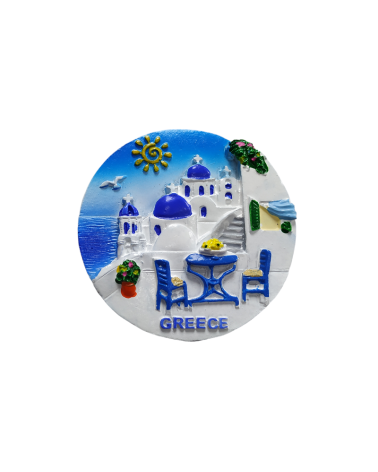 Tουριστικό μαγνητάκι Souvenir – Σετ 12pcs - Resin Magnet - Greece
