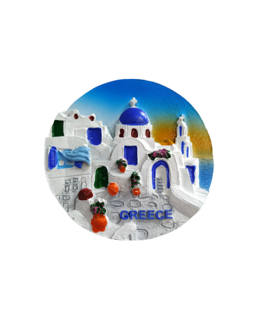 Tουριστικό μαγνητάκι Souvenir – Σετ 12pcs - Resin Magnet - Greece