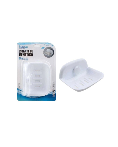 Επιτοίχια σαπουνοθήκη μπάνιου με βεντούζα