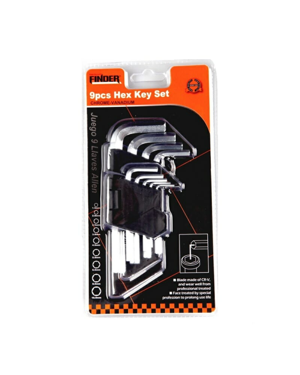 Κλειδιά Allen - 9pcs - Finder