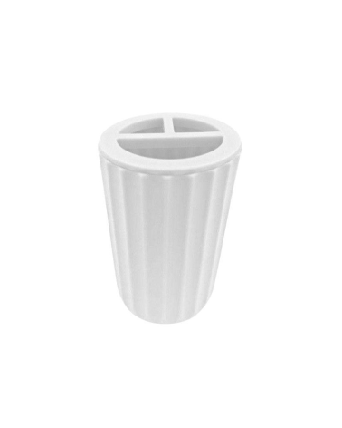 Θήκες οδοντόβουρτσας πλαστικές σε σετ 5Χ - White