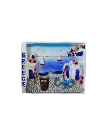 Tουριστικό μαγνητάκι Souvenir – Σετ 12pcs - Resin Magnet - Greece