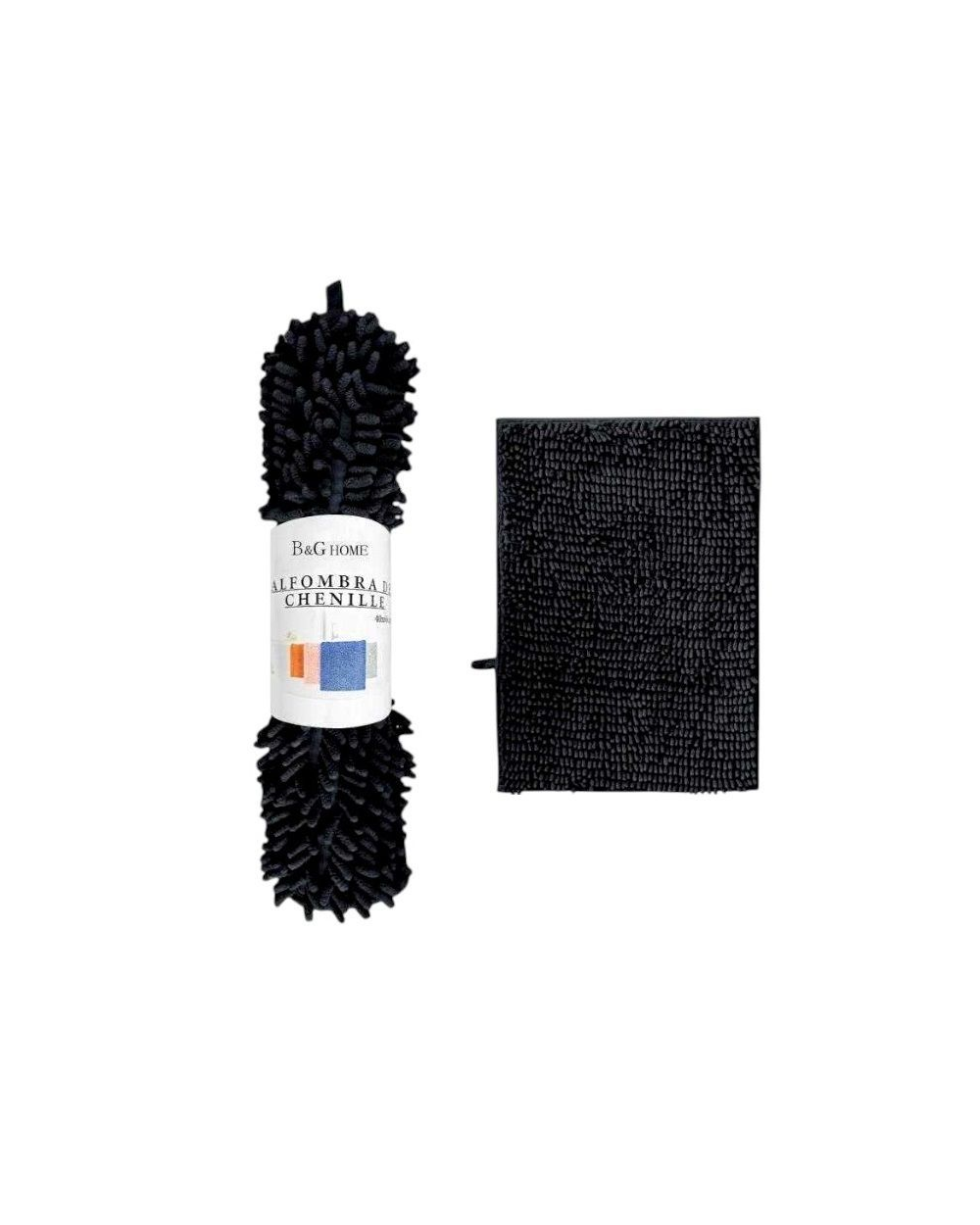 Πατάκι μπάνιου - 6C - Black -  - 50x80cm - Black