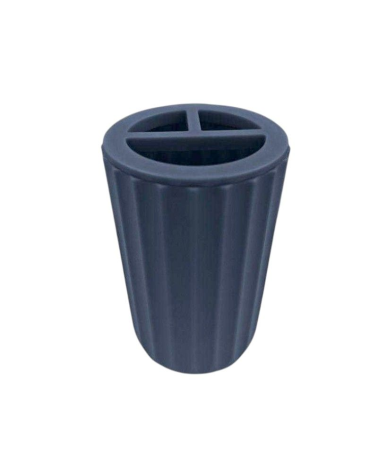 Θήκες οδοντόβουρτσας πλαστικές σε σετ 5Χ - Blue