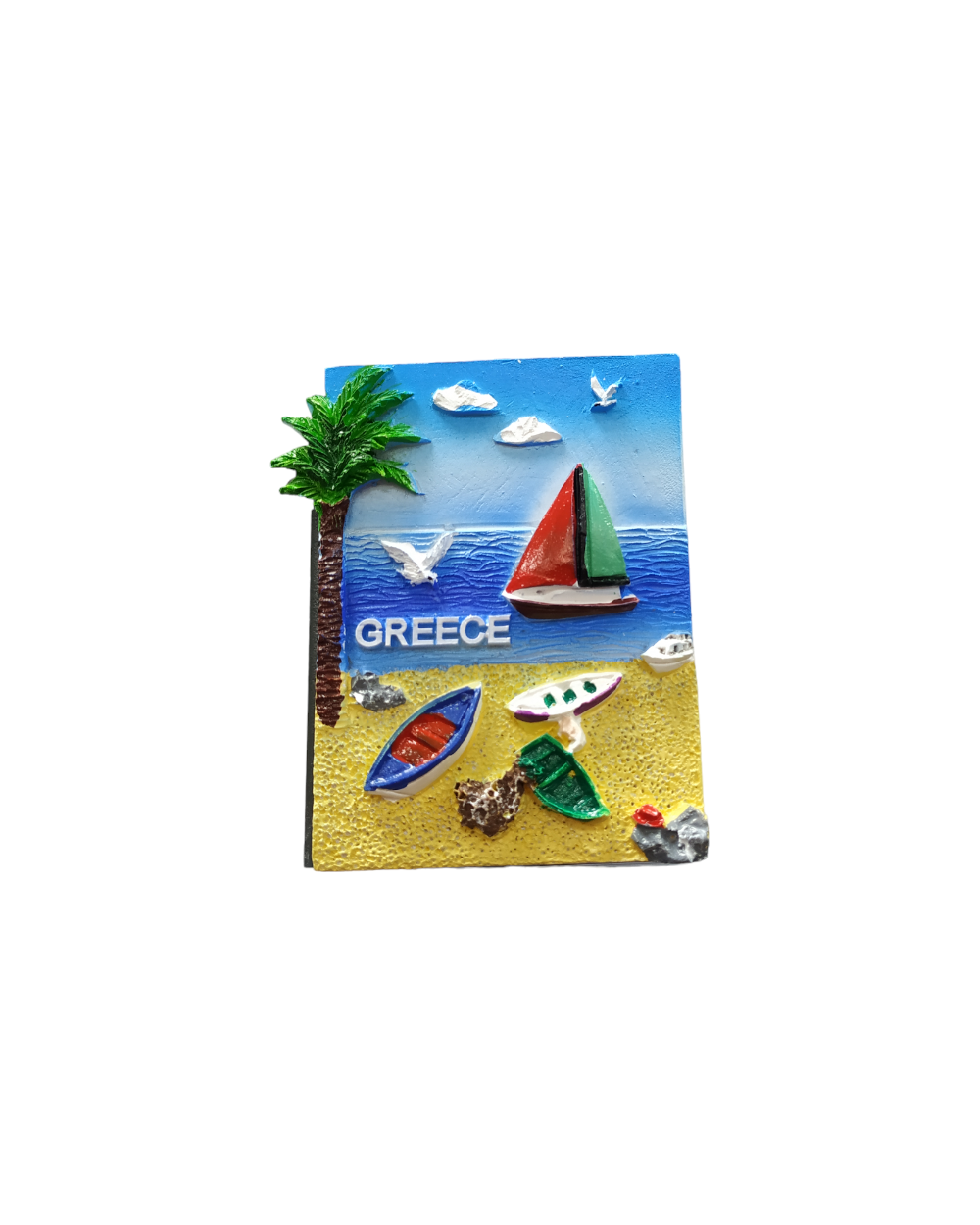 Tουριστικό μαγνητάκι Souvenir – Σετ 12pcs - Resin Magnet - Greece