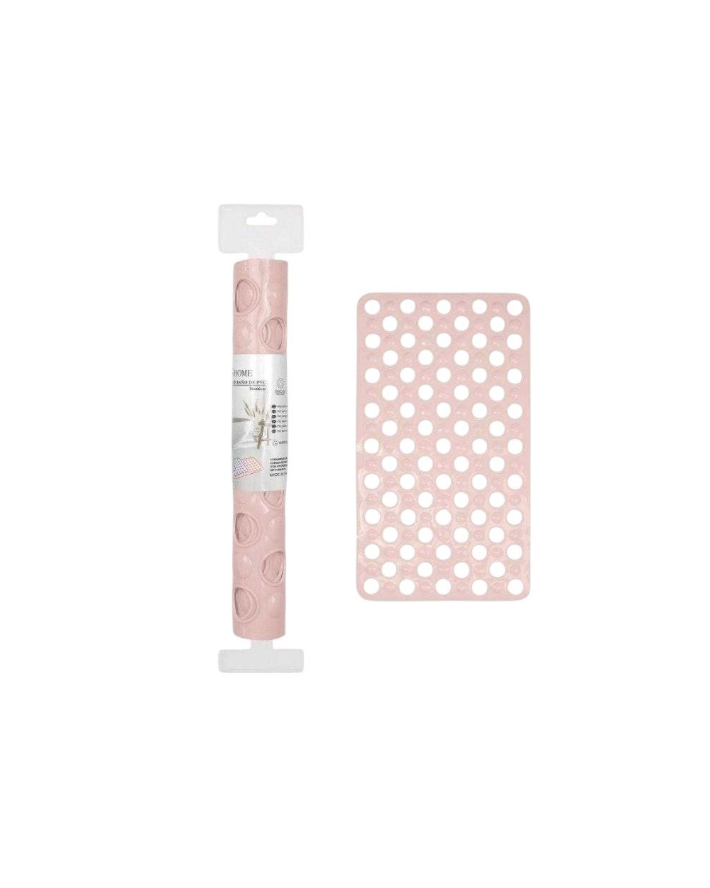 Αντιολισθητικό πατάκι μπάνιου - M0826 - 36x66cm - Light Pink
