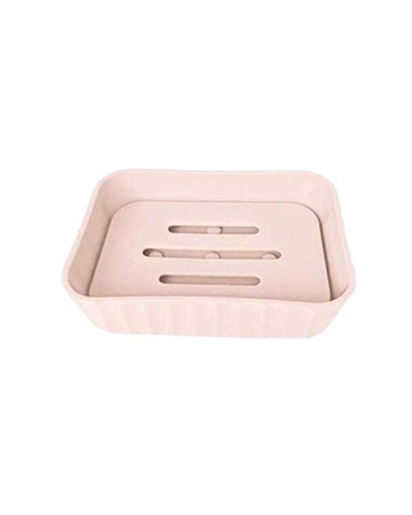 Σαπουνοθήκες μπάνιου πλαστικές - Σετ 9pcs - Light Pink