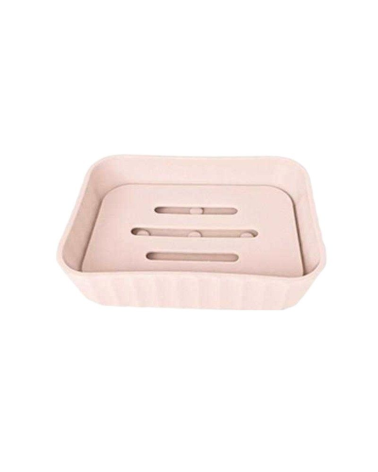 Σαπουνοθήκες μπάνιου πλαστικές - Σετ 9pcs - Light Pink