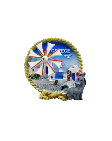 Tουριστικό μαγνητάκι Souvenir – Σετ 12pcs - Resin Magnet - Greece