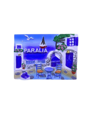 Τουριστικό μαγνητάκι Souvenir - Σετ 12pcs - Paralia