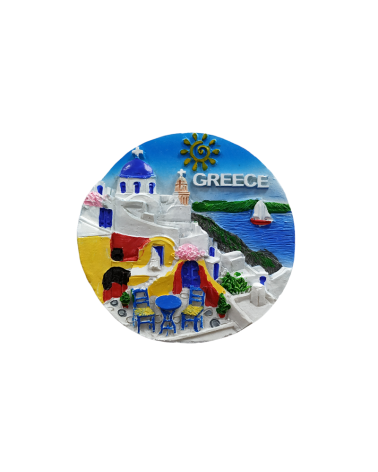 Tουριστικό μαγνητάκι Souvenir – Σετ 12pcs - Resin Magnet - Greece