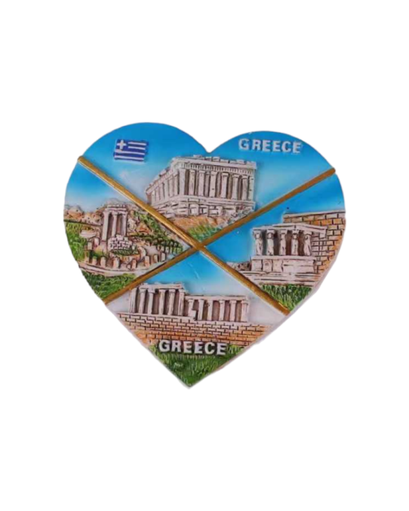 Tουριστικό μαγνητάκι Souvenir – Σετ 12pcs - Resin Magnet - Greece