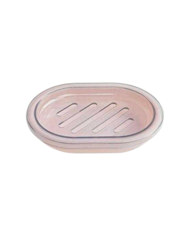 Σαπουνοθήκες μπάνιου πλαστικές - Σετ 9pcs - Light Pink