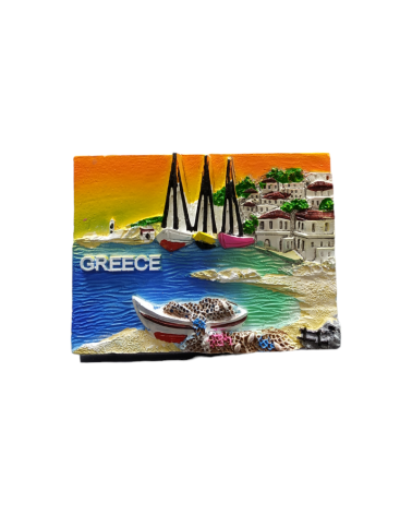 Tουριστικό μαγνητάκι Souvenir – Σετ 12pcs - Resin Magnet - Greece