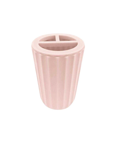 Θήκες οδοντόβουρτσας πλαστικές σε σετ 5Χ - Light Pink