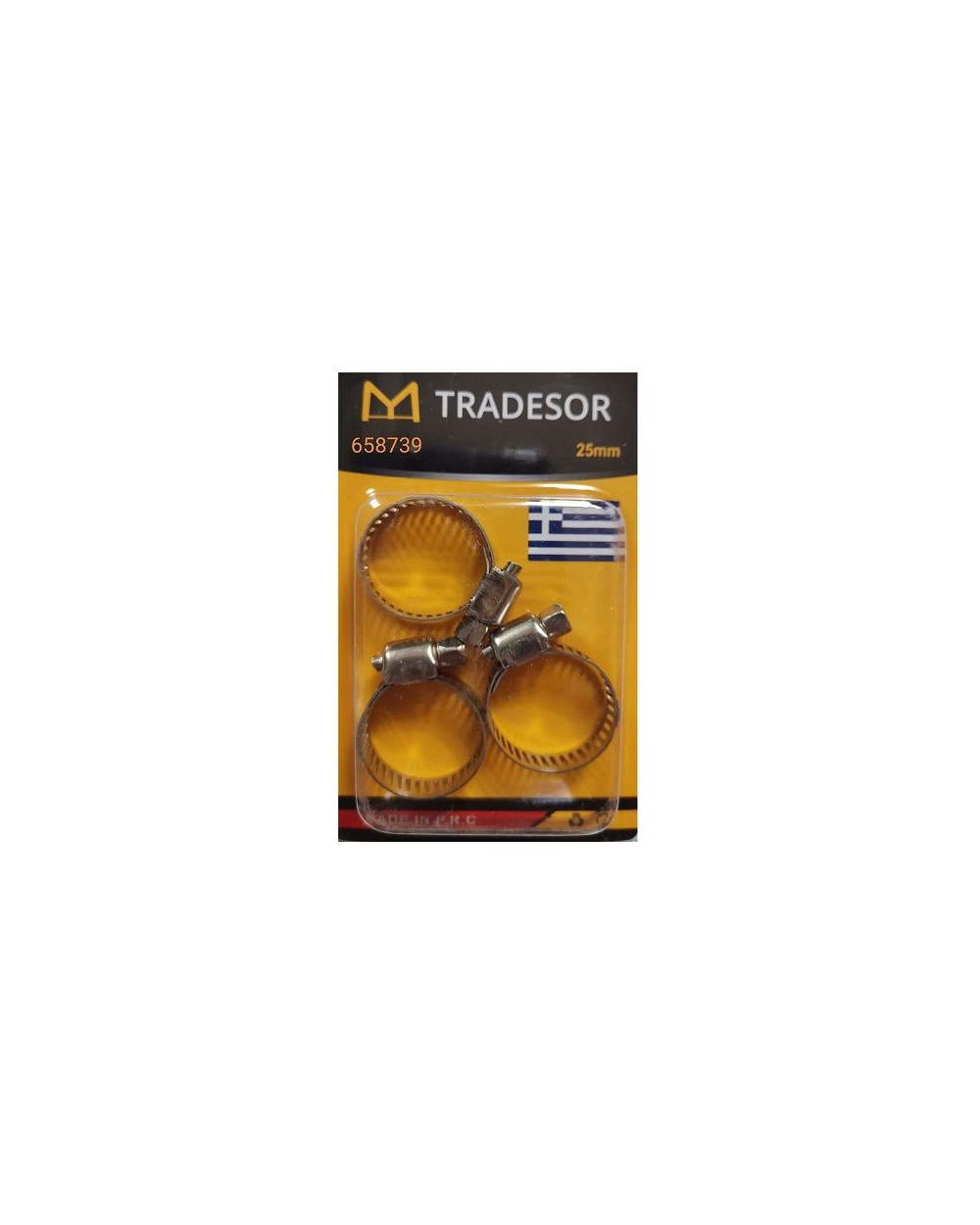 Σφιγκτήρες σωλήνων - Σετ 12 πακέτα - 25mm