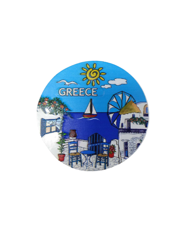 Tουριστικό μαγνητάκι Souvenir – Σετ 12pcs - Resin Magnet - Greece