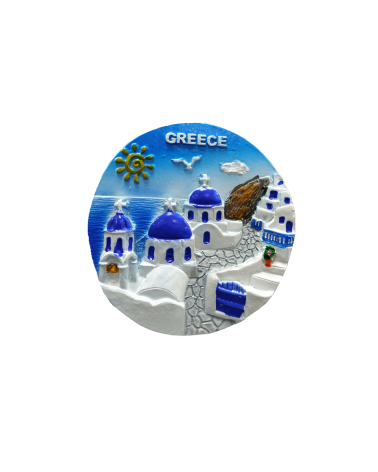 Tουριστικό μαγνητάκι Souvenir – Σετ 12pcs - Resin Magnet - Greece