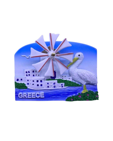 Τουριστικό μαγνητάκι Souvenir - Σετ 12pcs - Greece