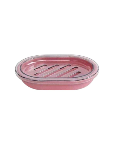Σαπουνοθήκες μπάνιου πλαστικές - Σετ 9pcs - Pink