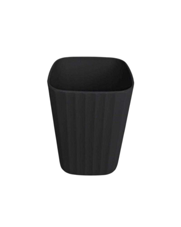 Θήκες οδοντόβουρτσας πλαστικές σε σετ 5Χ - Black