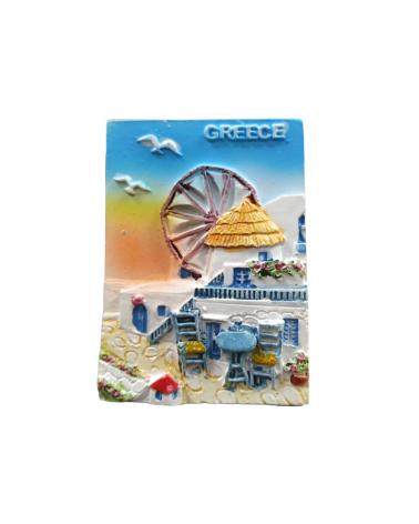 Tουριστικό μαγνητάκι Souvenir – Σετ 12pcs - Resin Magnet - Greece