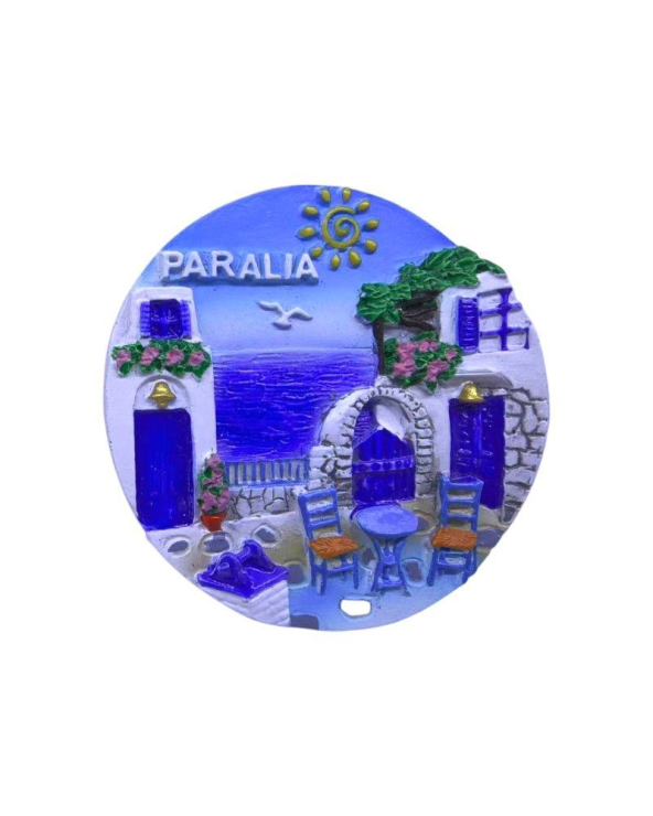Τουριστικό μαγνητάκι Souvenir - Σετ 12pcs - Paralia