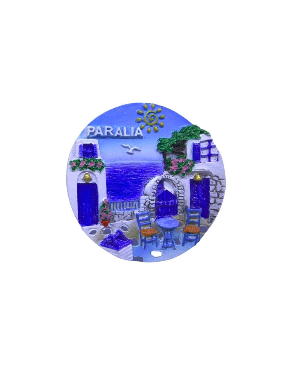 Τουριστικό μαγνητάκι Souvenir - Σετ 12pcs - Paralia