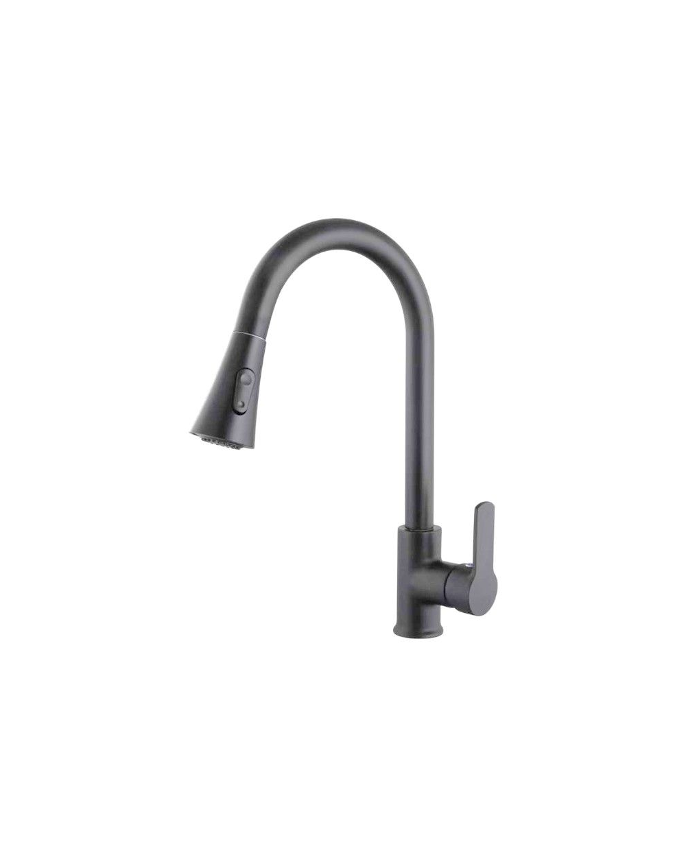 Μπαταρία βρύσης κουζίνας με επεκτεινόμενη κεφαλή - Grey