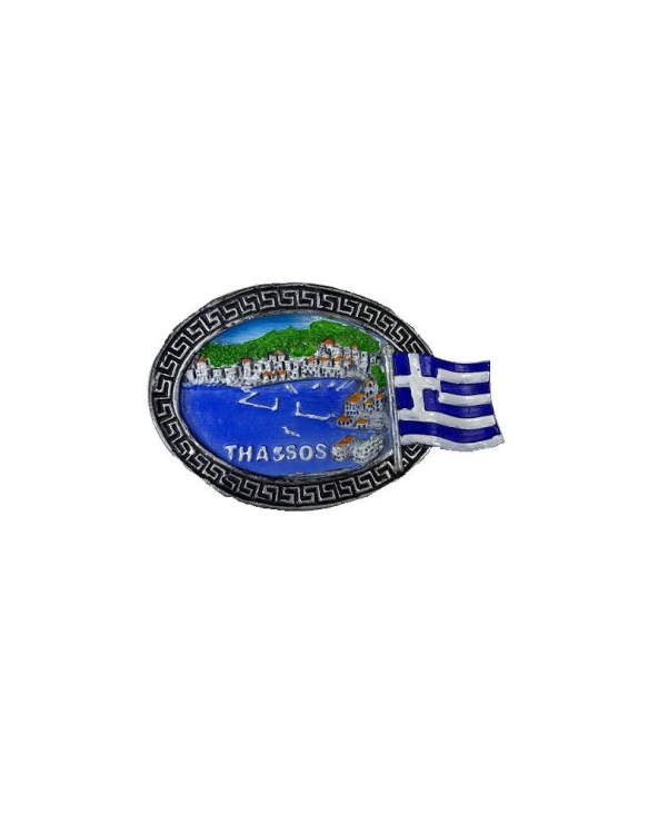 Tουριστικό μαγνητάκι Souvenir – Σετ 12pcs - Resin Magnet - Thassos - 678133