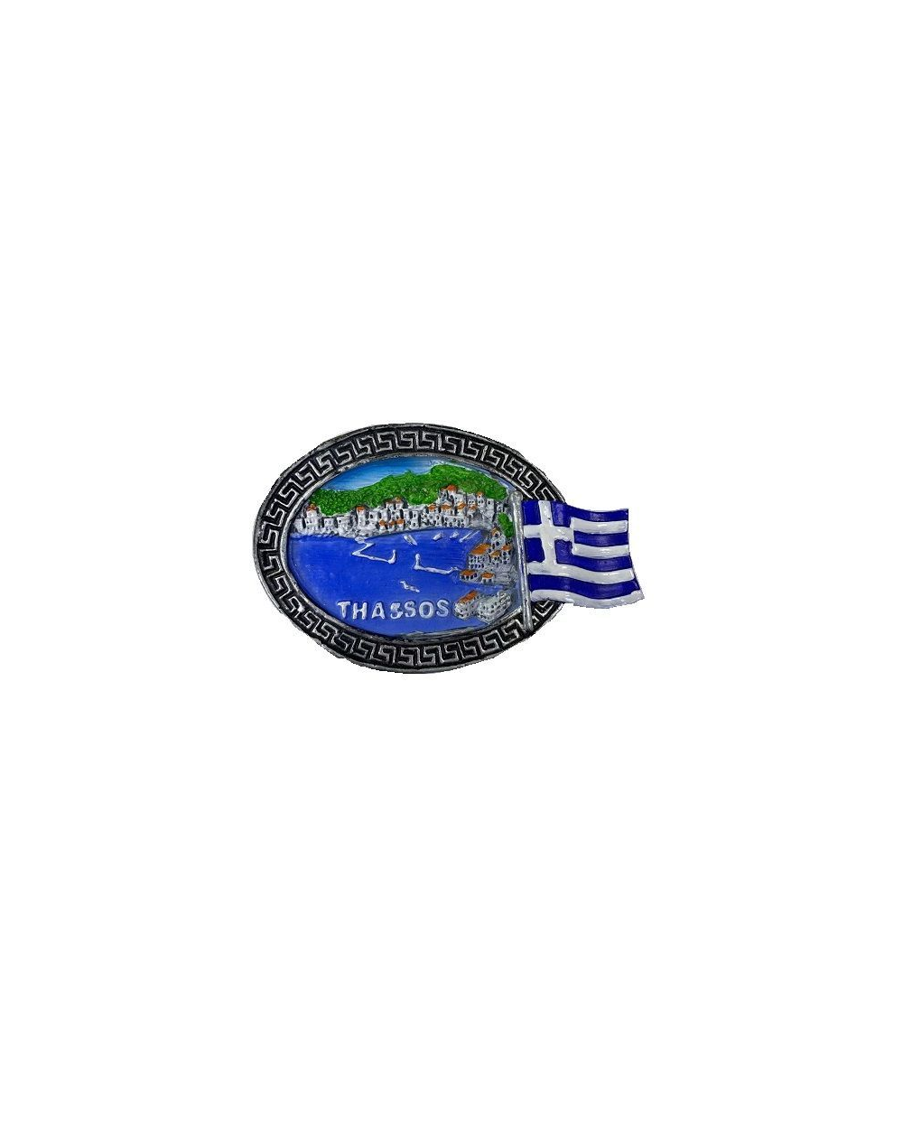 Tουριστικό μαγνητάκι Souvenir – Σετ 12pcs - Resin Magnet - Thassos - 678133