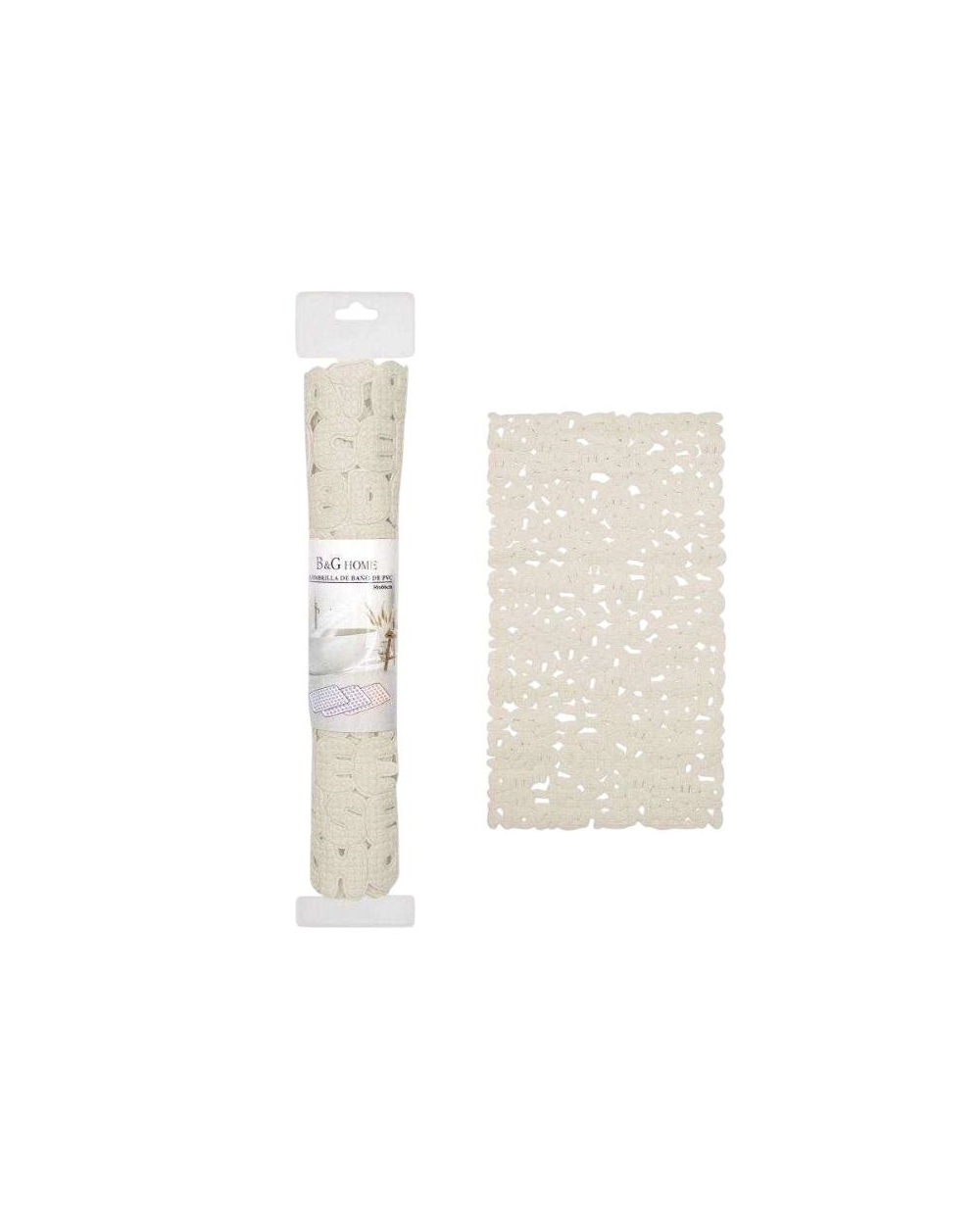Αντιολισθητικό πατάκι μπάνιου - M0832 - 36x66cm - Beige