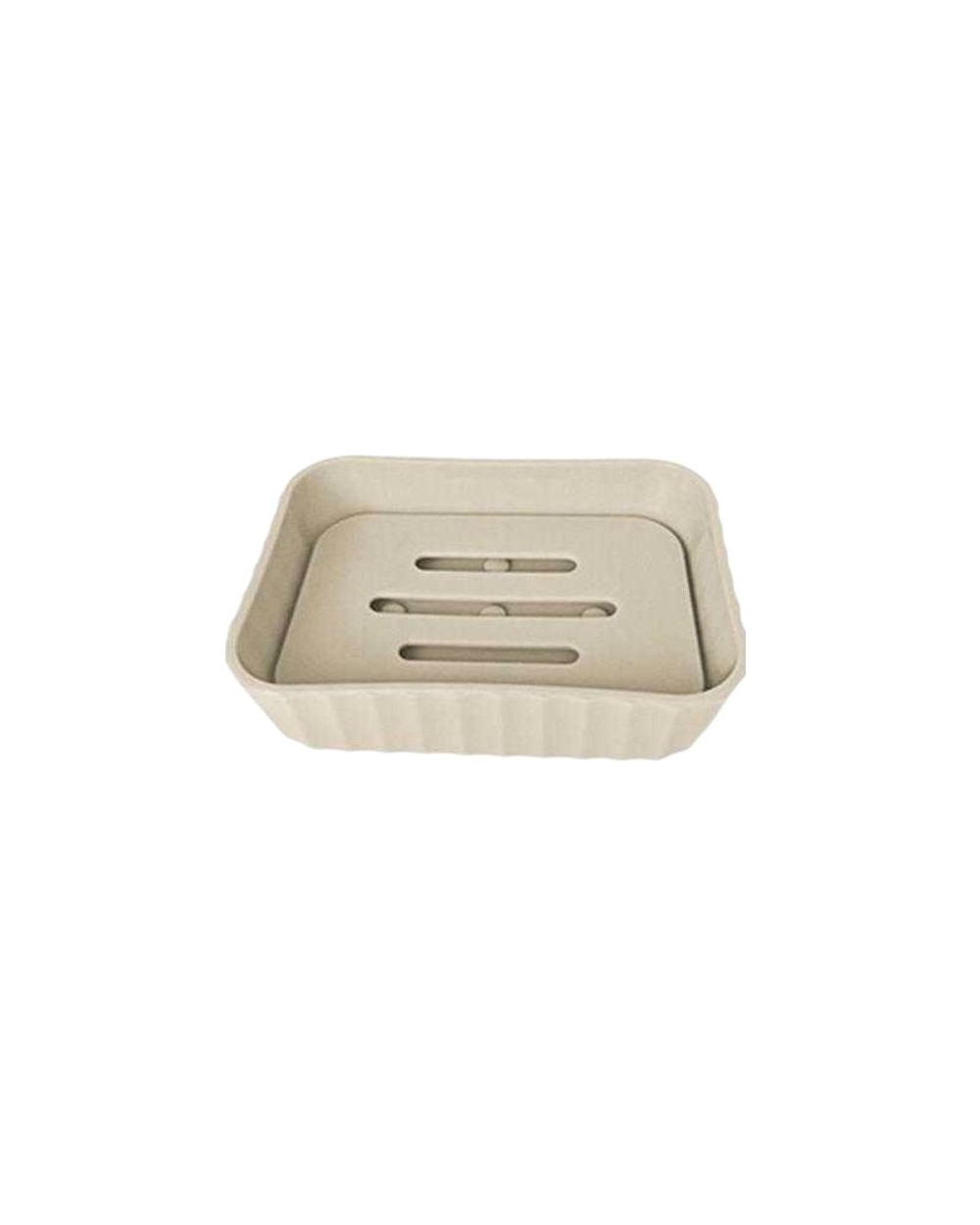 Σαπουνοθήκες μπάνιου πλαστικές - Σετ 9pcs - Beige